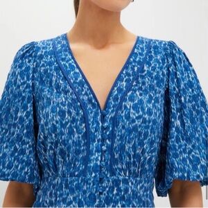 NWT Tuckernuck Royal Blue Ikat Chantal dress Size Medium